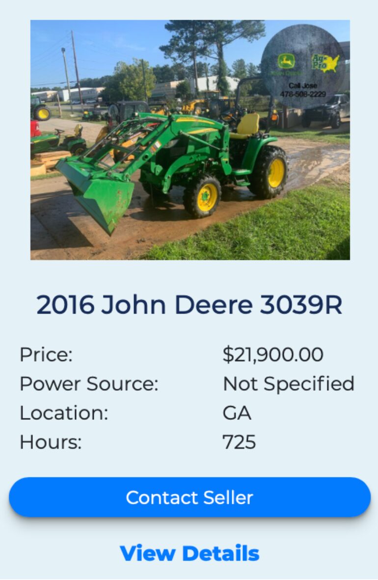 John Deere 3039R fleetnow listing 1