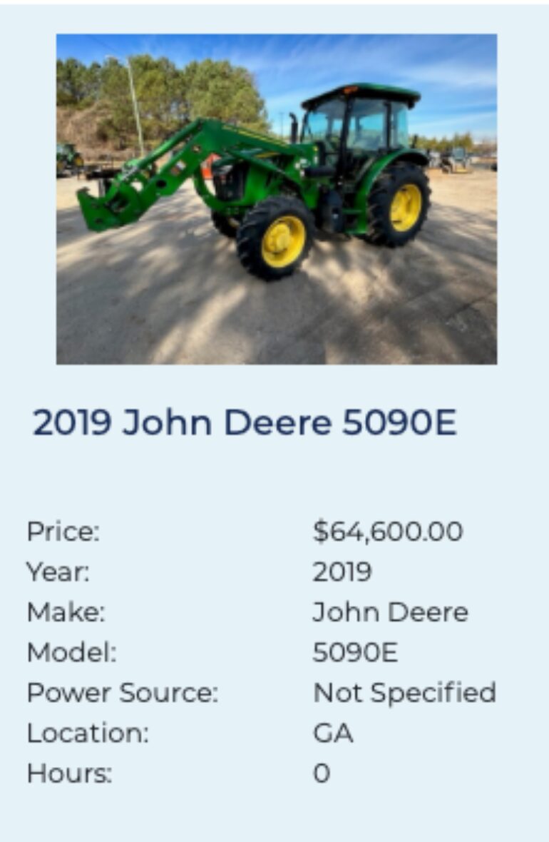 John Deere 5090E fleetnow listing 4