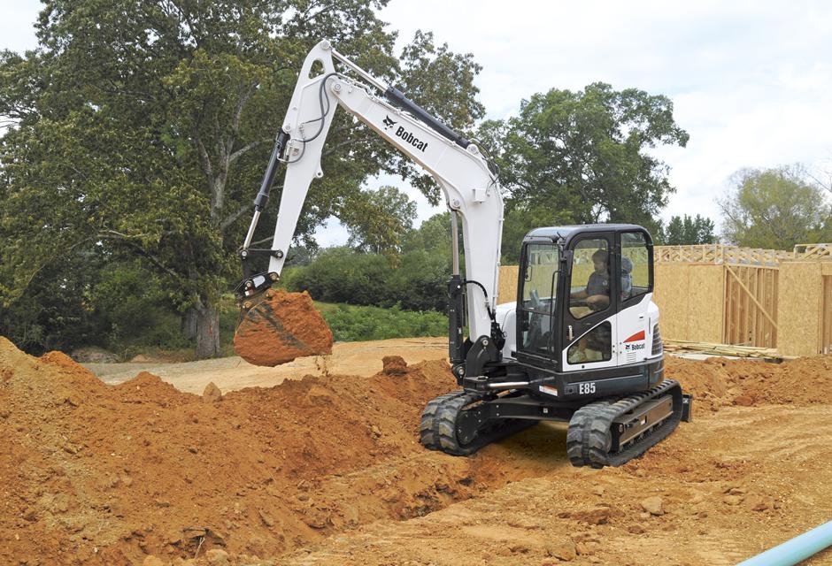 Bobcat E85 in action