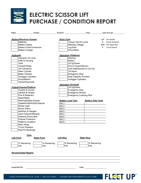 Scissor Lift Evaluation Form Fill Out Sign Online Doc vrogue.co