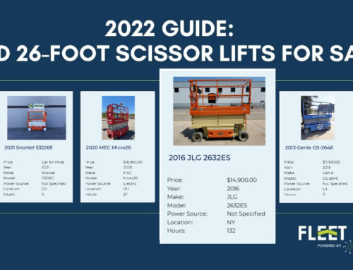 Used 26-foot scissor lift for sale