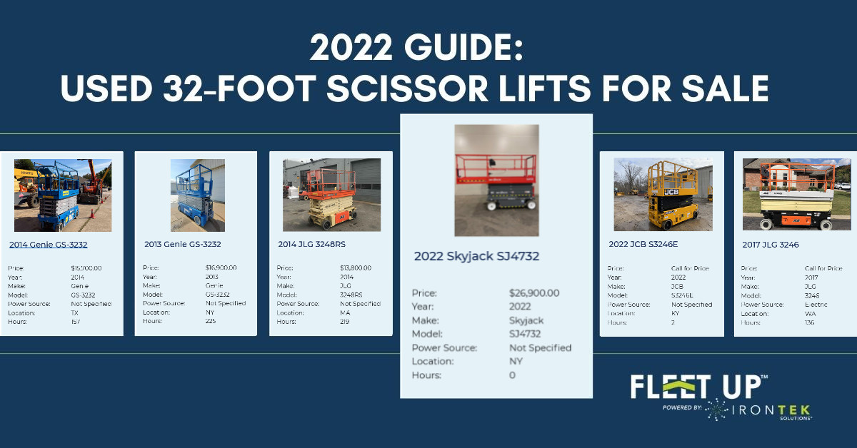 Used 32-foot scissor lift for sale