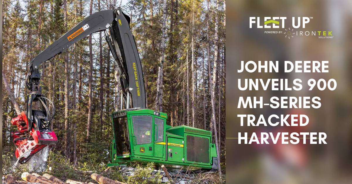 John Deere Unveils 900 MH-Series Tracked Harvester