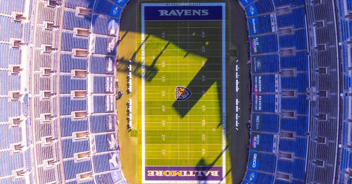 construction equipment maryland - a photo of the Raven's stadium