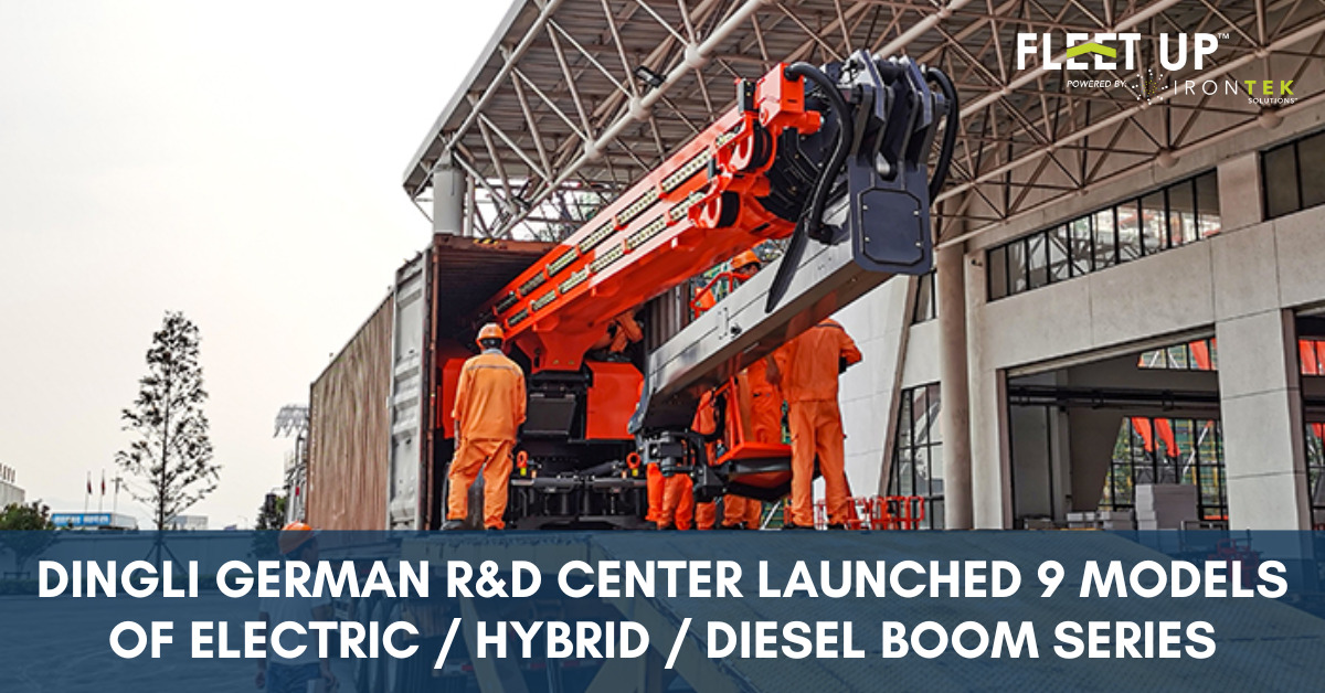 Dingli German R&D Center Launched 9 Models Of Electric / Hybrid / Diesel Boom Series