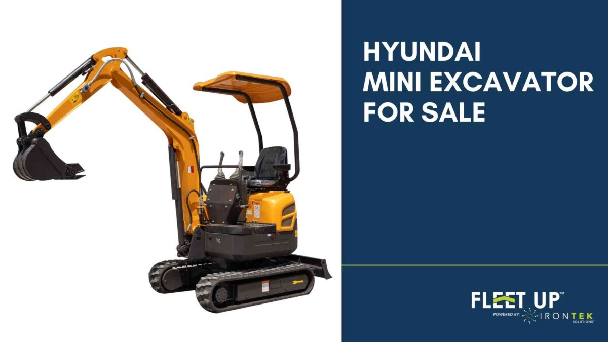 Hyundai Mini Excavator FleetNow