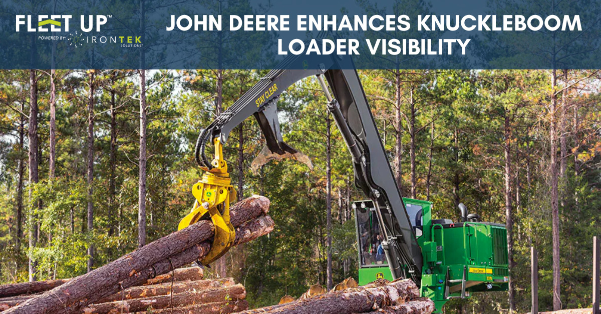 John Deere Enhances Knuckleboom Loader Visibility