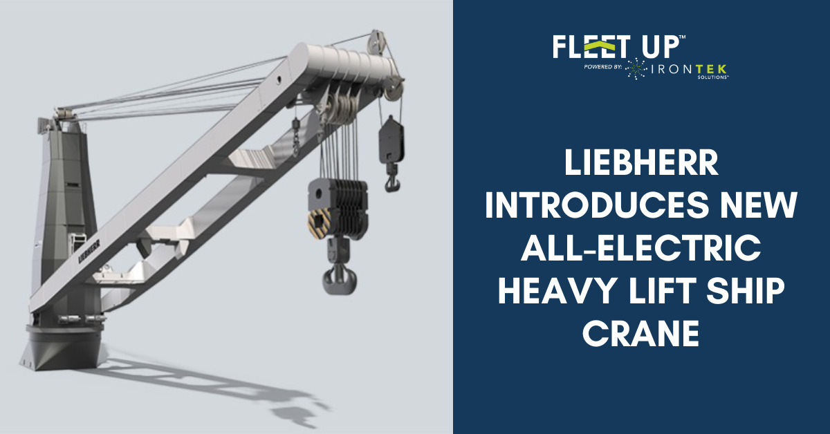 LIEBHERR introduces New all-electric heavy lift ship crane