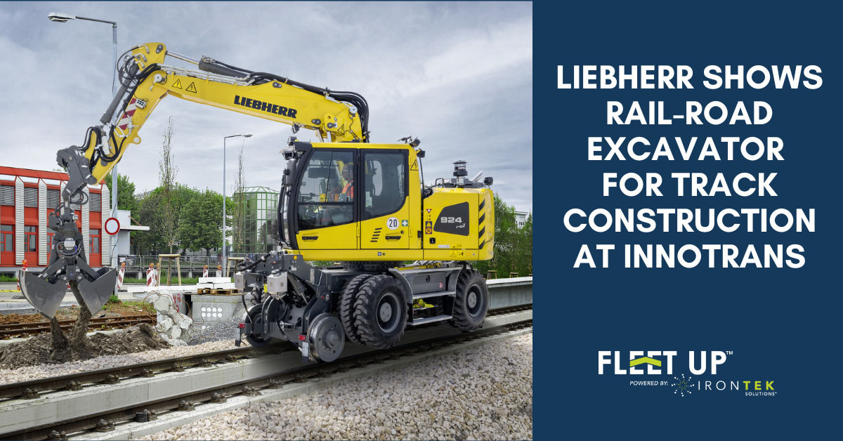 Liebherr shows rail-road excavator for track construction at InnoTrans
