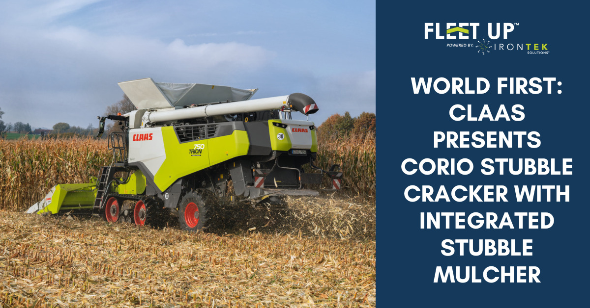 CLAAS presents CORIO STUBBLE CRACKER with integrated stubble mulcher