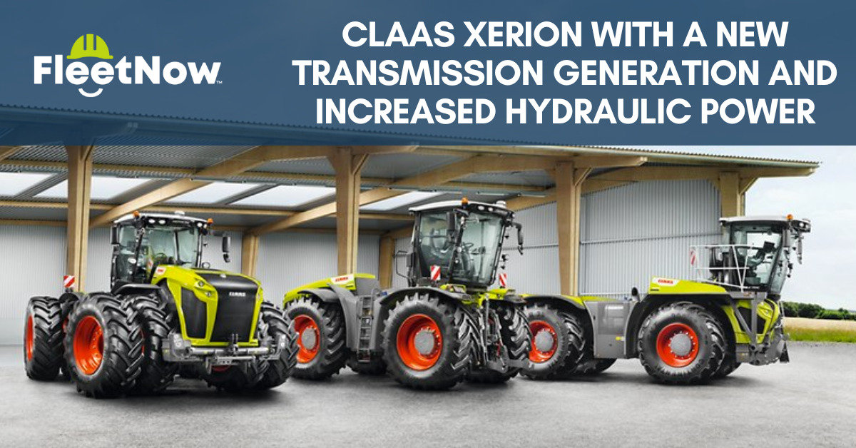 CLAAS XERION with a new transmission generation and increased hydraulic power