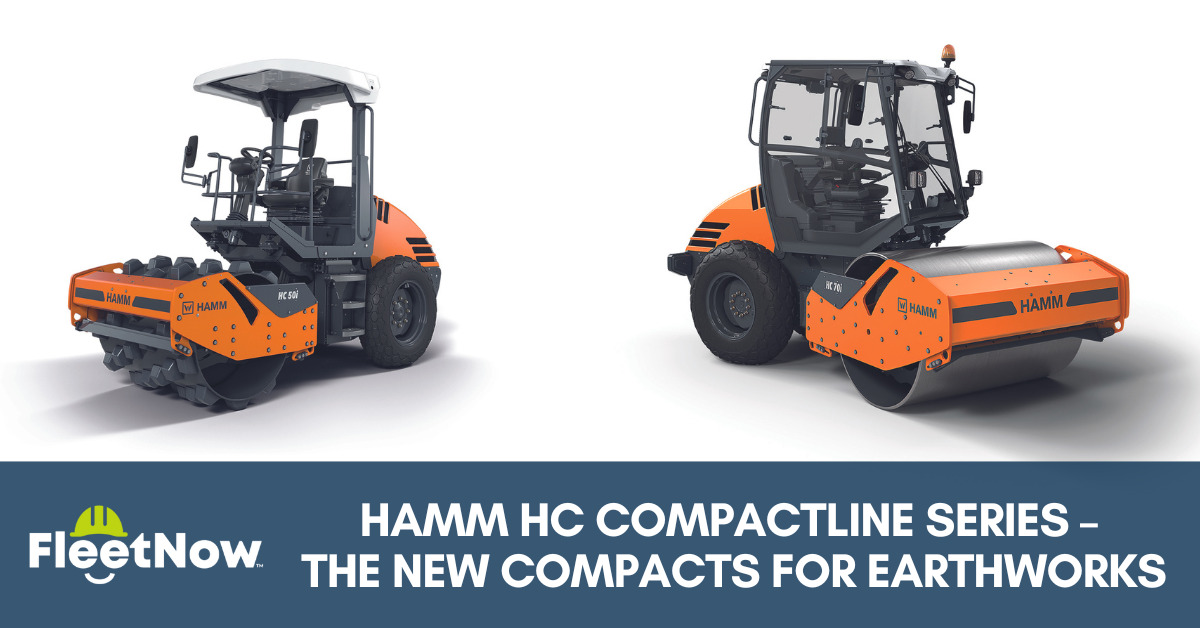 HAMM HC CompactLine series – the new compacts for earthworks