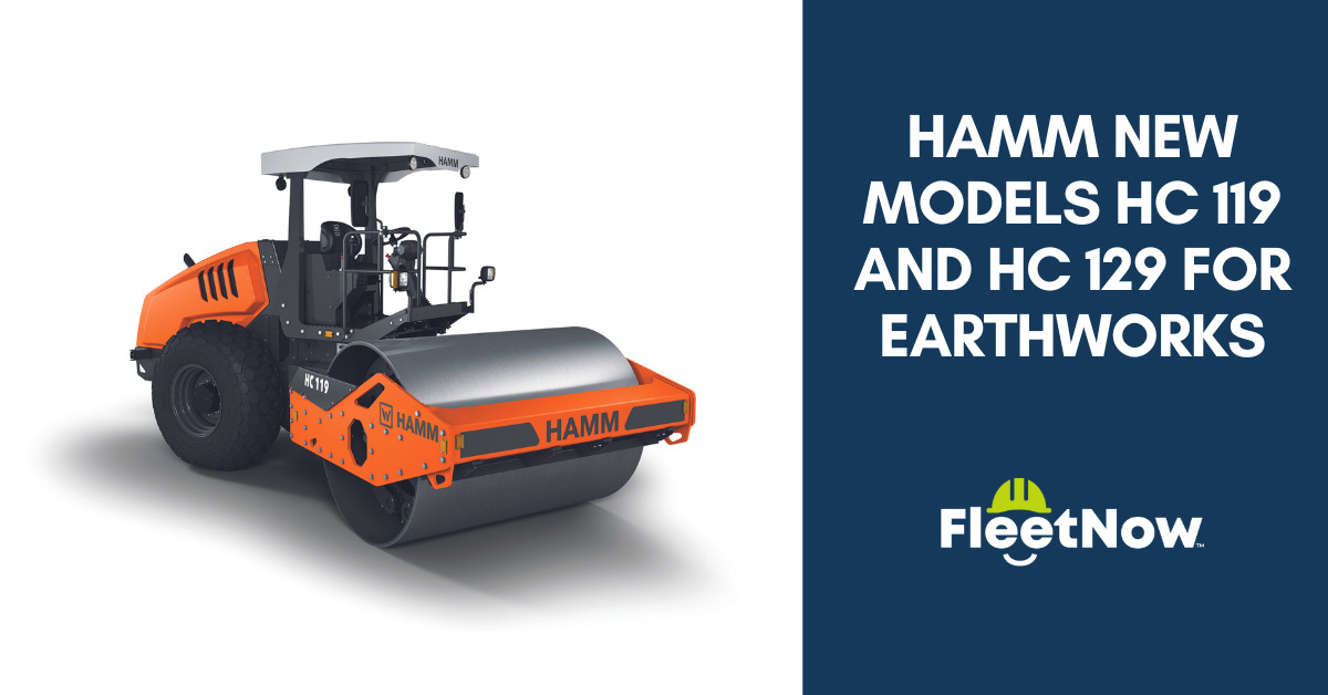 HAMM presents new models HC 119 and HC 129 for earthworks