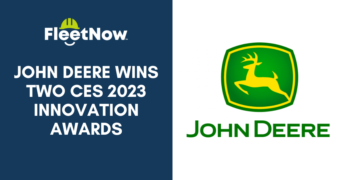 John Deere Wins Two CES 2023 Innovation Awards