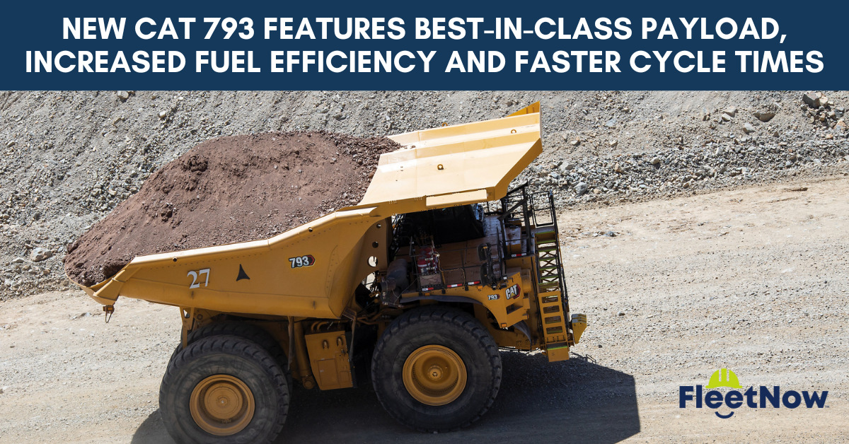 New Cat 793 features best-in-class payload and increased fuel efficiency
