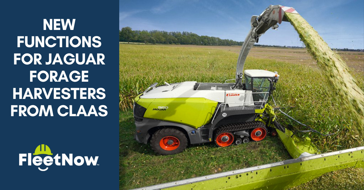 New functions for JAGUAR forage harvesters from CLAAS