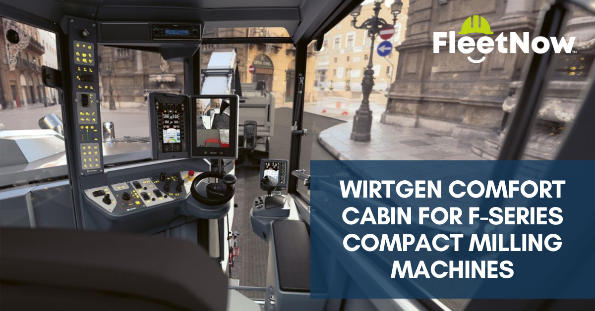 Wirtgen Comfort Cabin for F-Series Compact Milling Machines