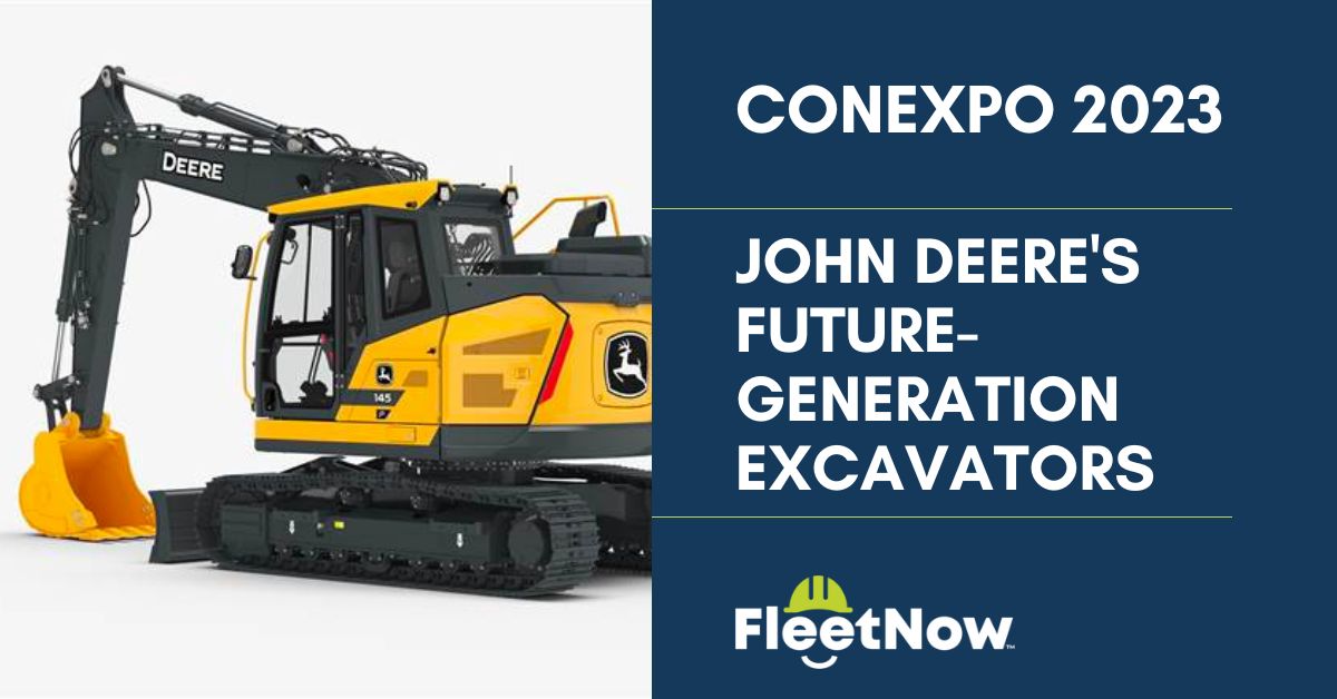 CONEXPO 2023: John Deere’s Future-Generation Excavators