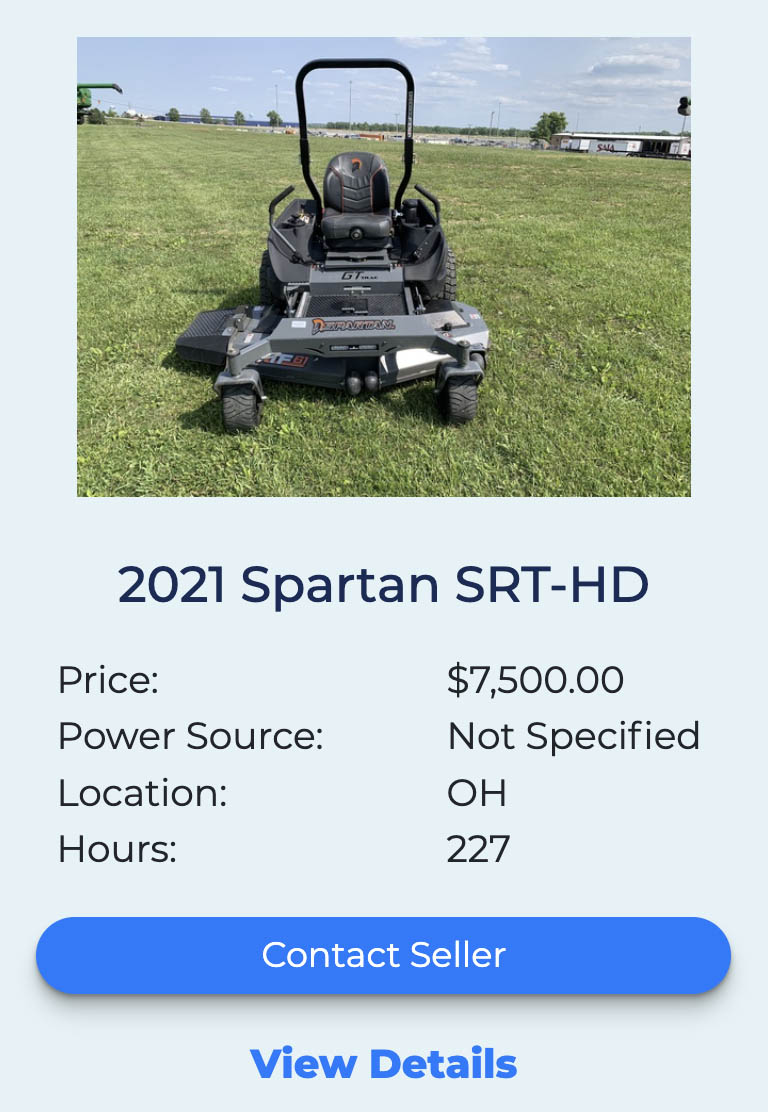 SRT-HD Spartan Mower