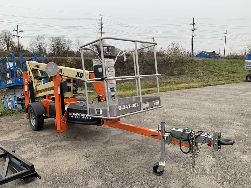 Used towable boom lift photos