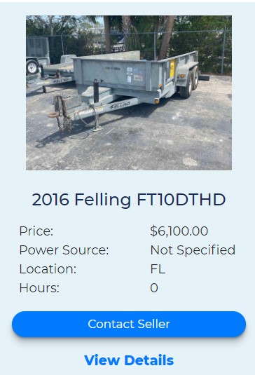 The most common dump trailer make/model is the Felling FT-10 HD