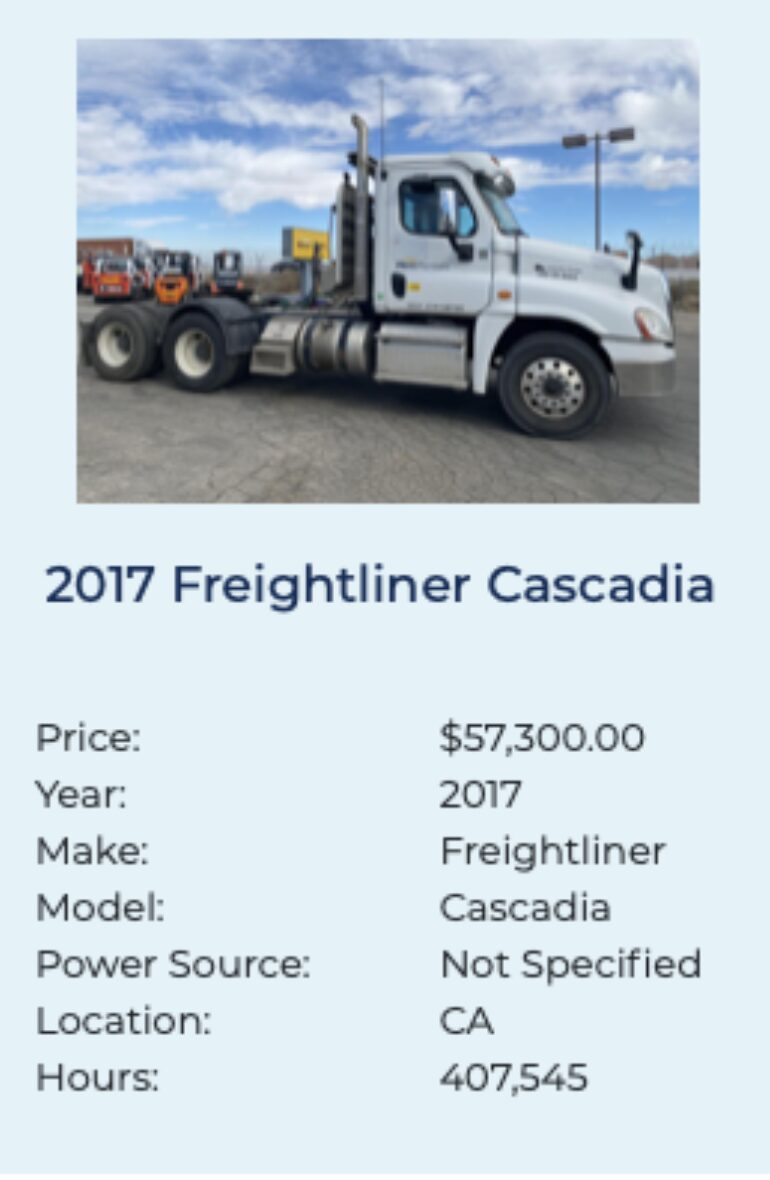 Freightliner Cascadia FleetNow 3