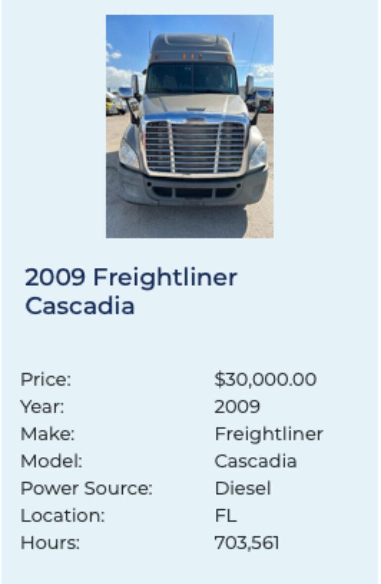 Freightliner Cascadia FleetNow 4