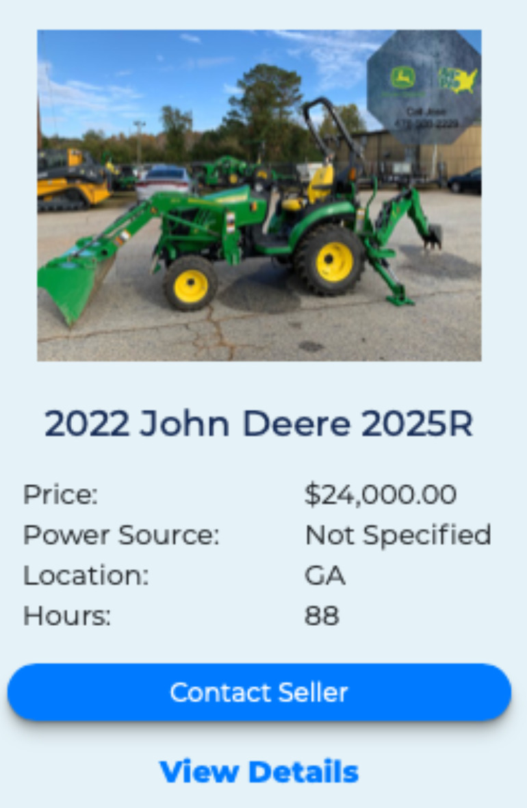 John Deere 2025R FleetNow 3