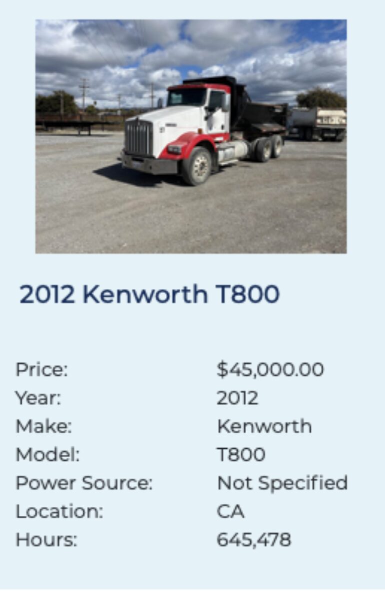 Kenworth T800 FleetNow 2