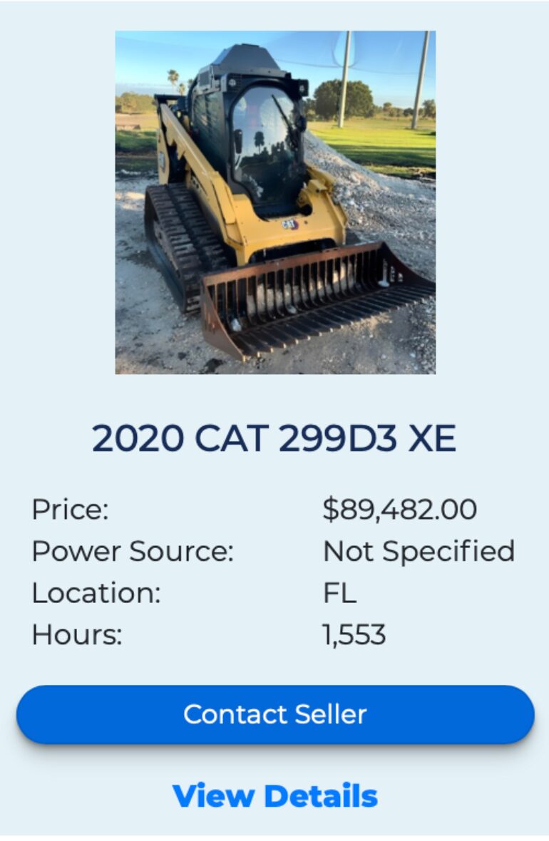 CAT 299D3 XE fleetnow listing 3