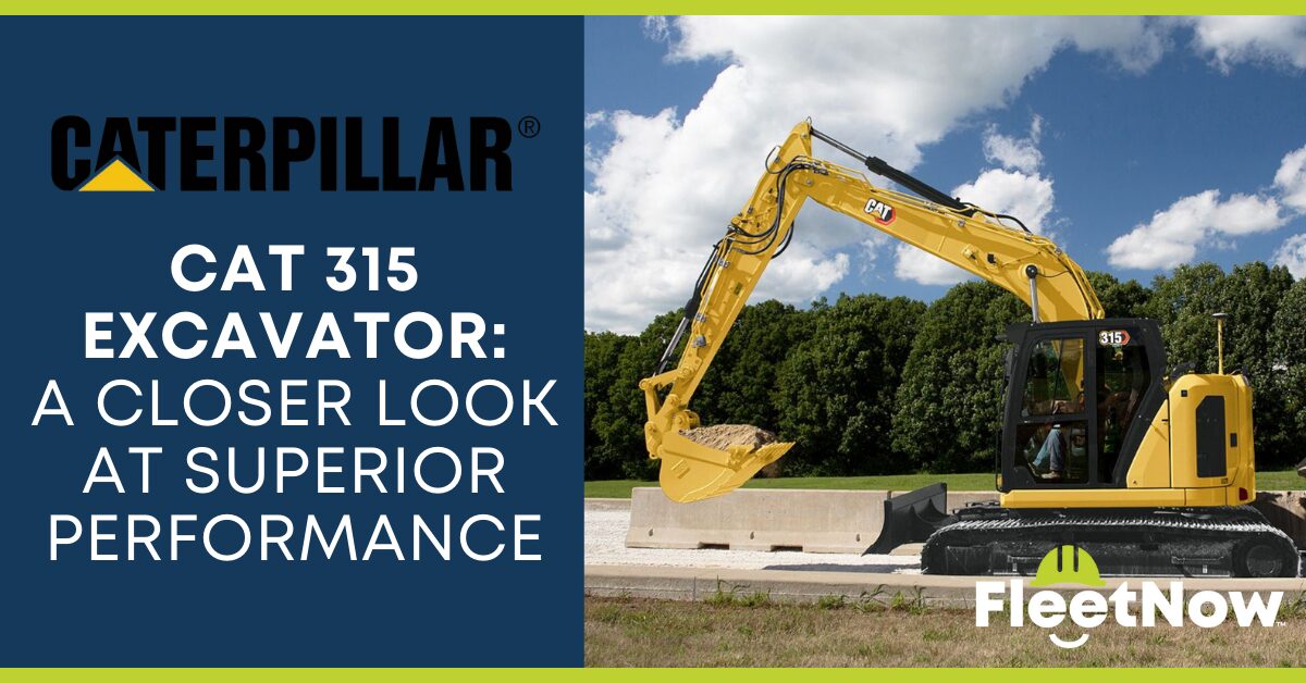 CAT 315 Excavator: A Closer Look at Superior Performance