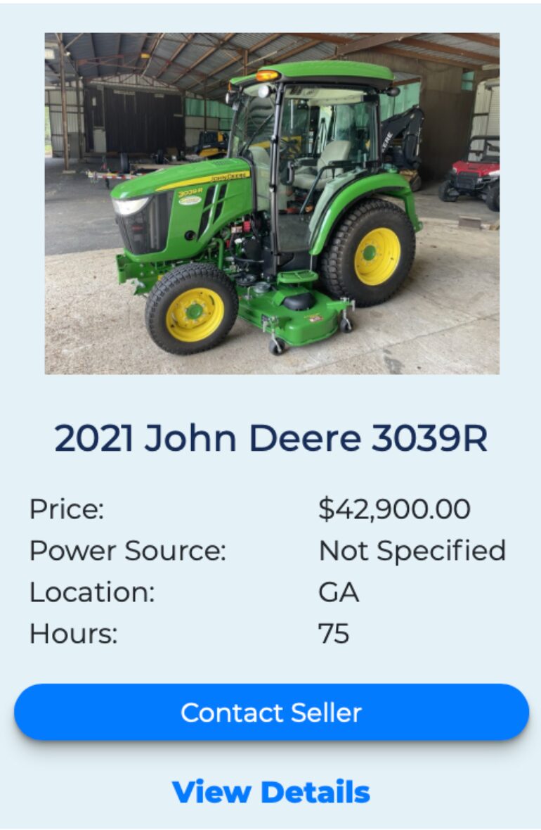 John Deere 3039R fleetnow listing 2