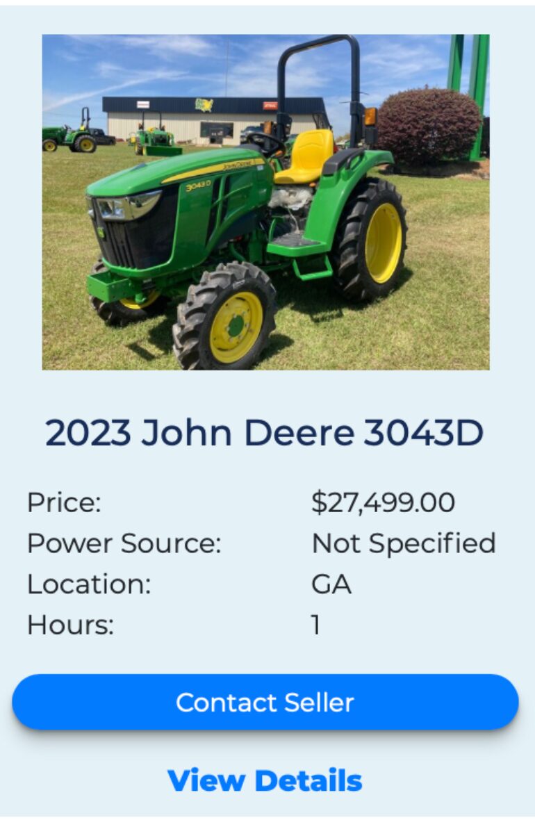 John Deere 3043D fleetnow listing 2