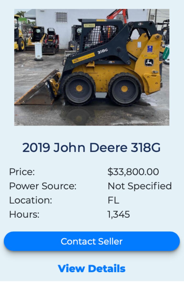 John Deere 318G fleetnow listing 3