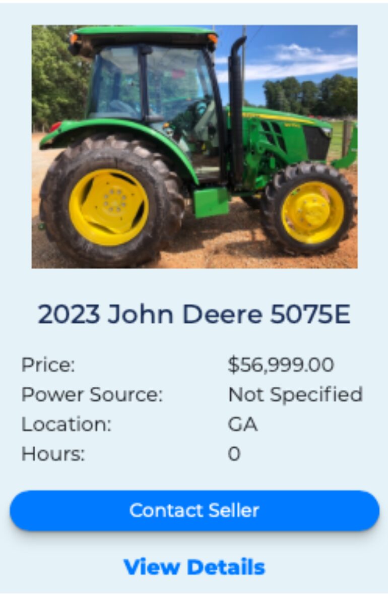 John Deere 5075E fleetnow listing 3