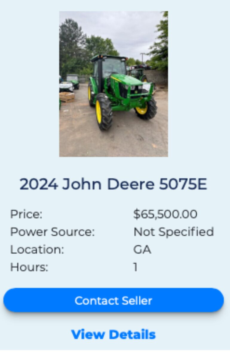 John Deere 5075E fleetnow listing 4
