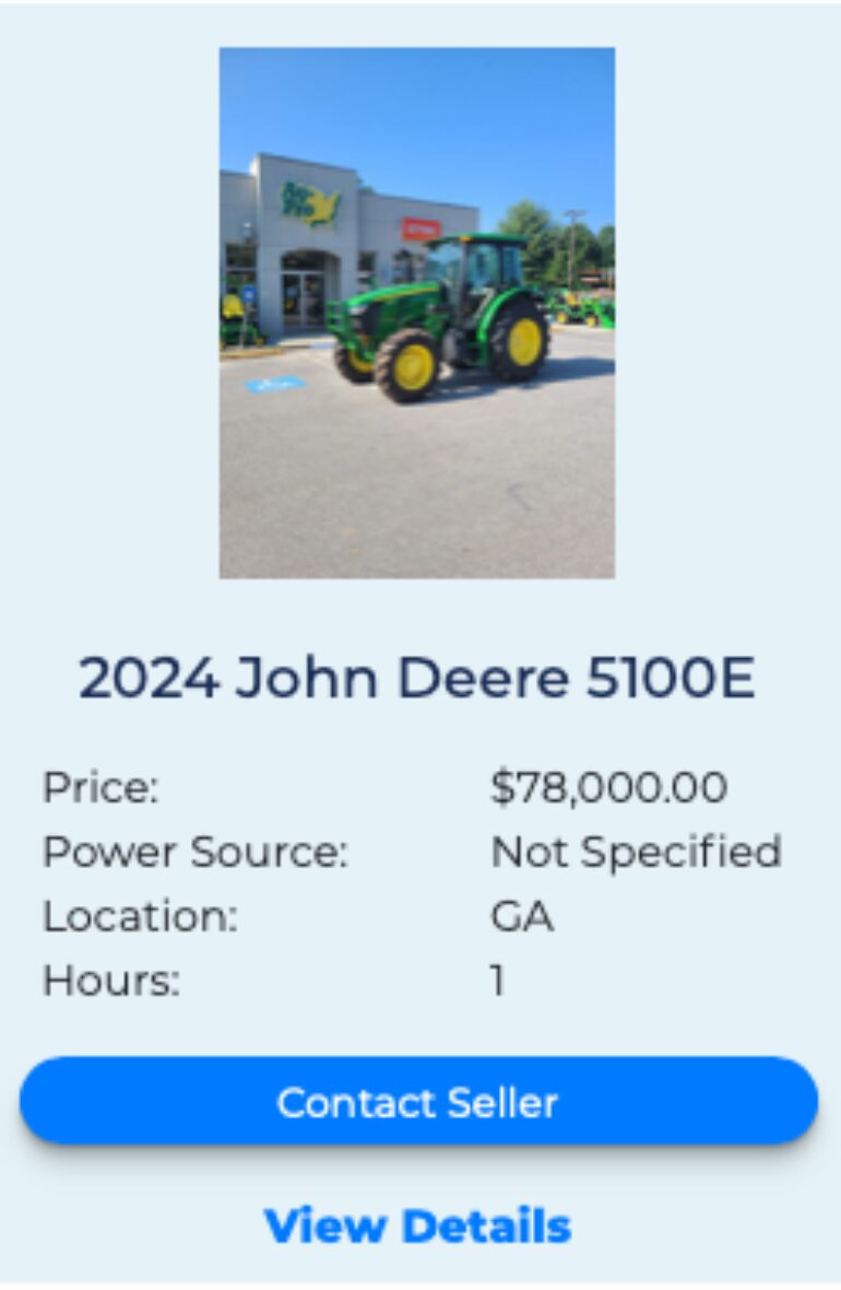 John Deere 5100E fleetnow listing 4