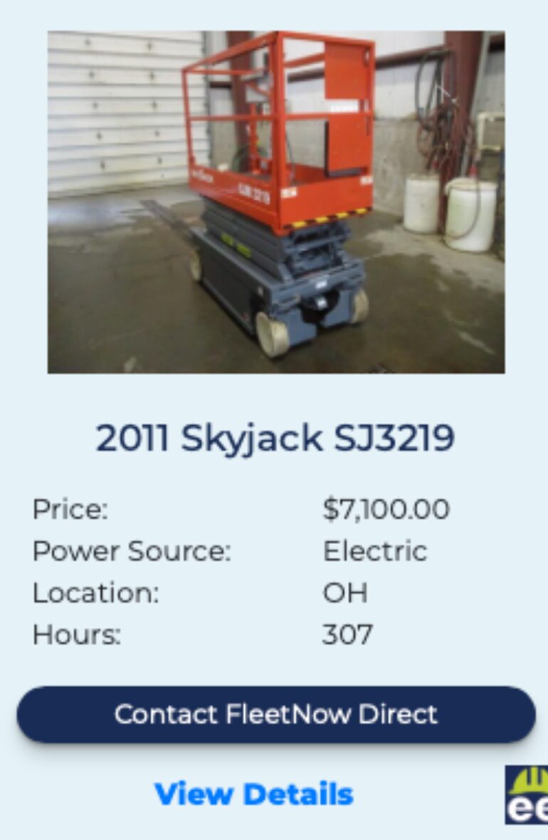 Skyjack 3219 FleetNow