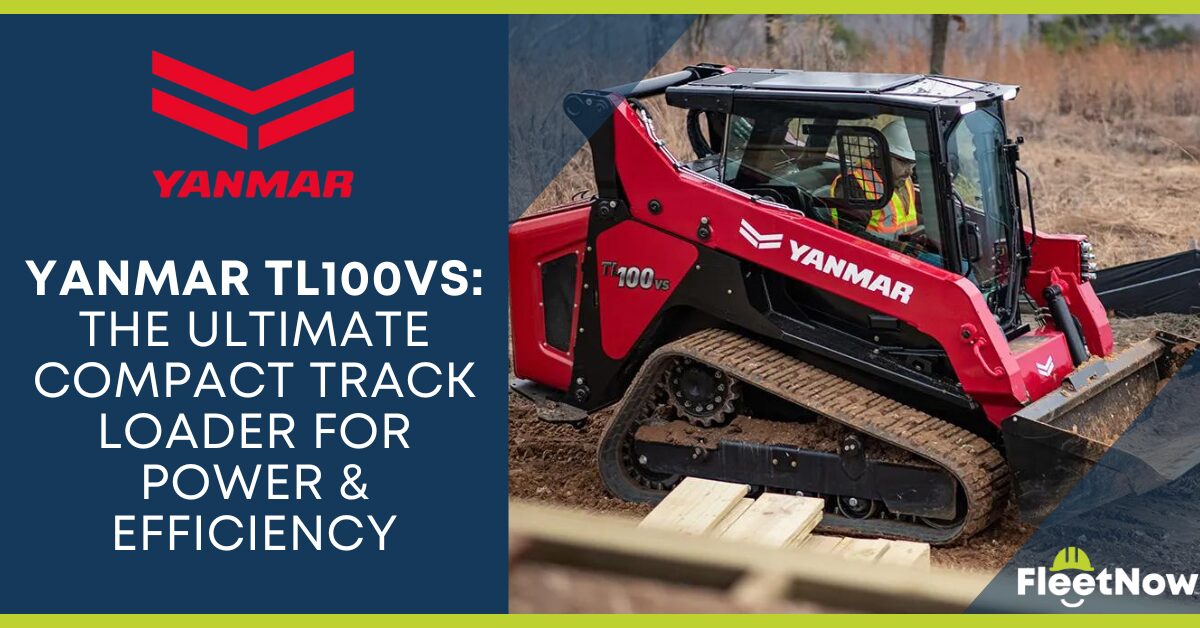 Yanmar TL100VS The Ultimate Compact Track Loader for Power & Efficiency