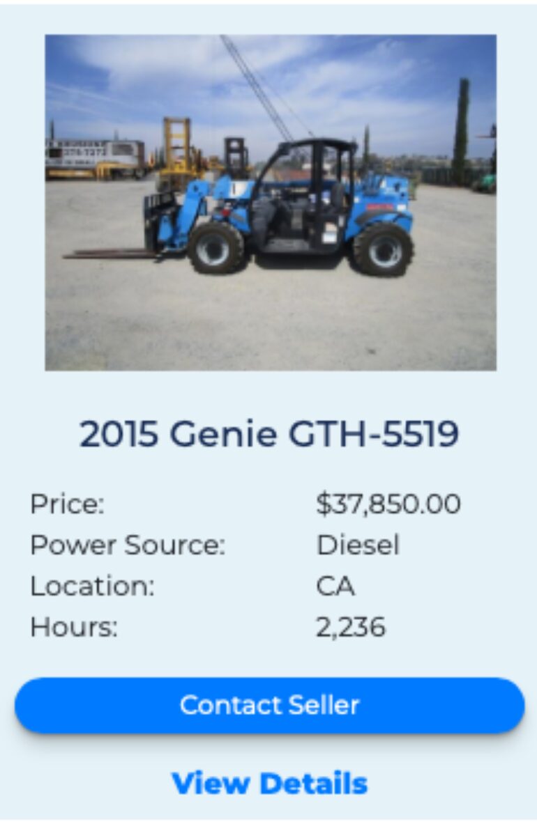 Genie GTH-5519 FleetNow 1