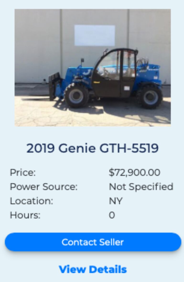 Genie GTH-5519 FleetNow 3