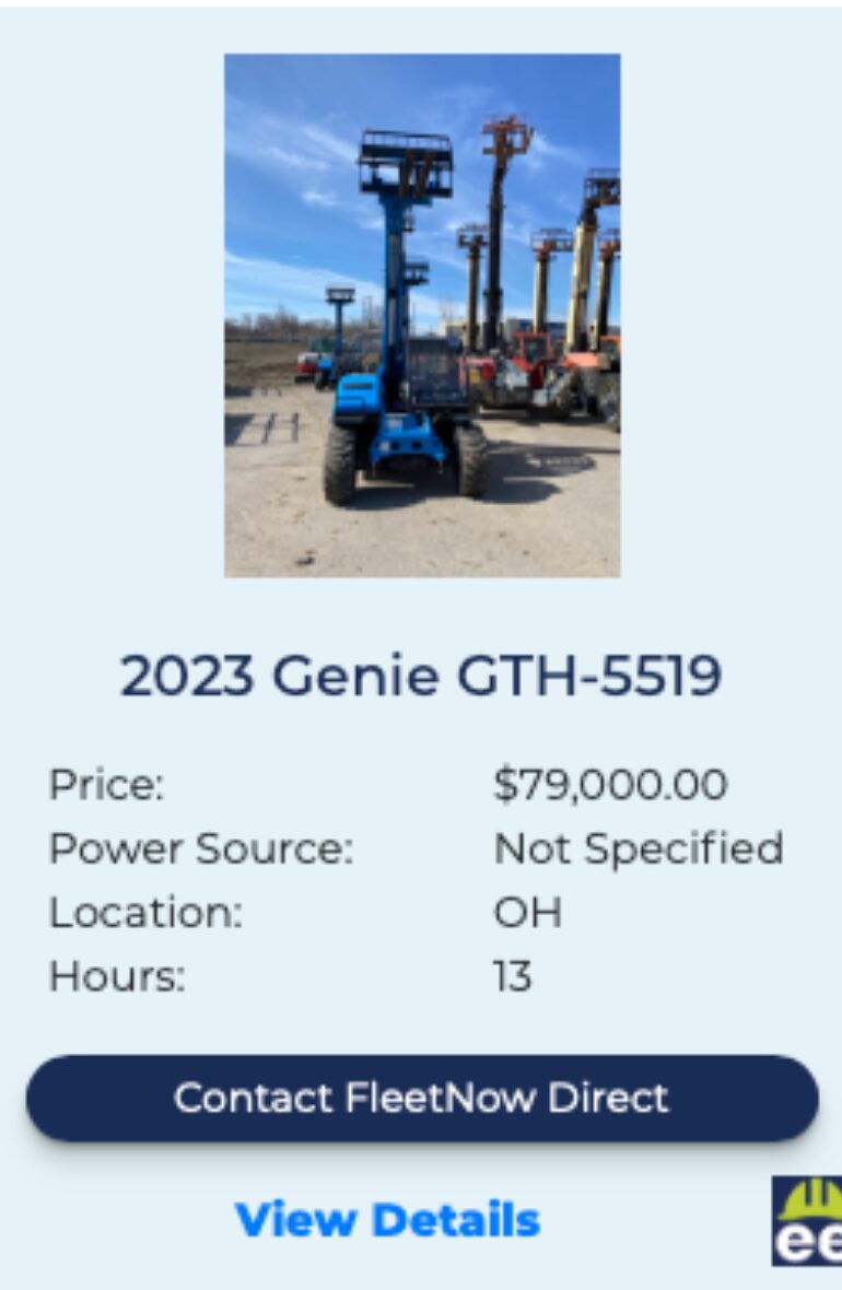 Genie GTH-5519 FleetNow 4