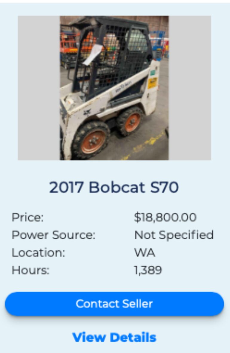 Bobcat S70 FleetNow