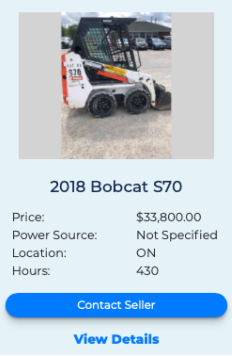 Bobcat S70 FleetNow