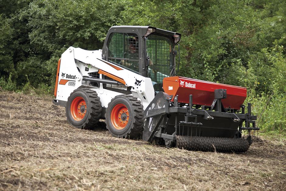 bobcat s550 in action